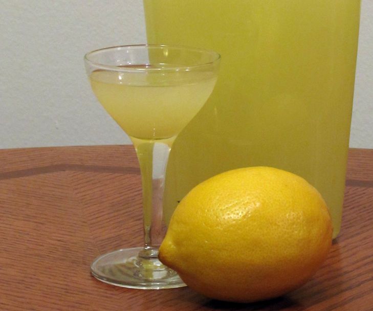 Homemade Limoncello
