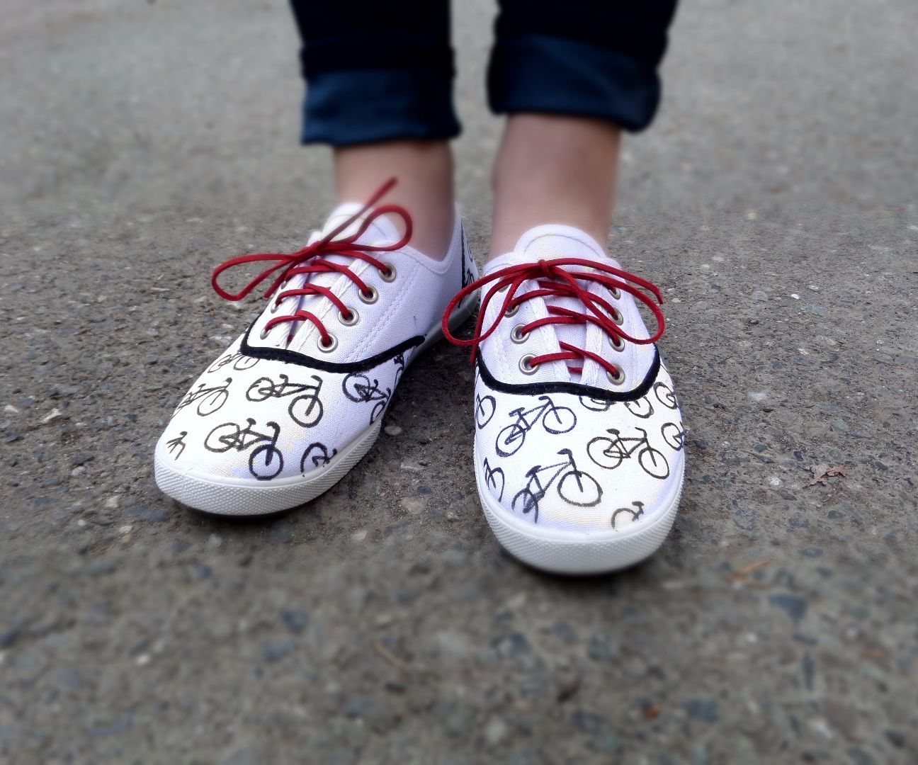 Bicycle Canvas Shoes