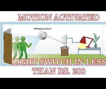 Home Automation: Build a Motion Sensing Light Switch in Less Than $3