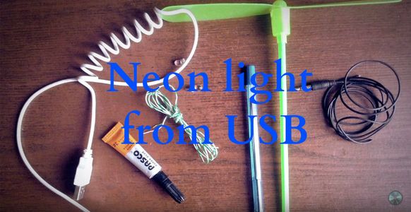 Neon Light From USB - Instructables