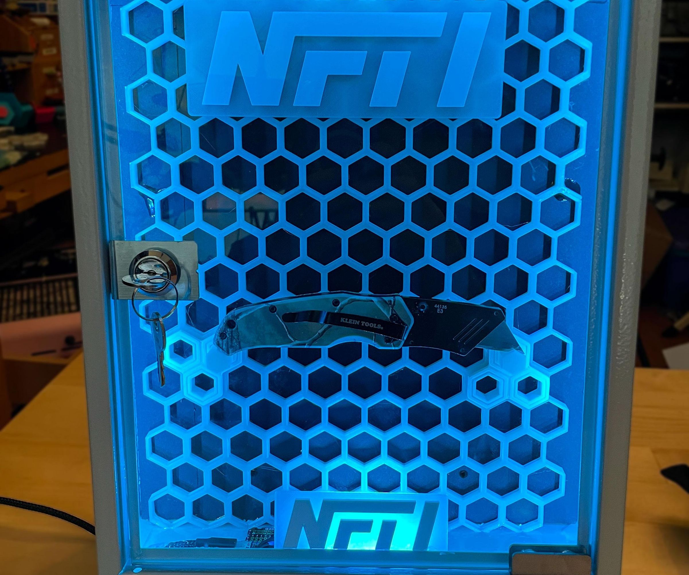 Smart Display Case With LEDs
