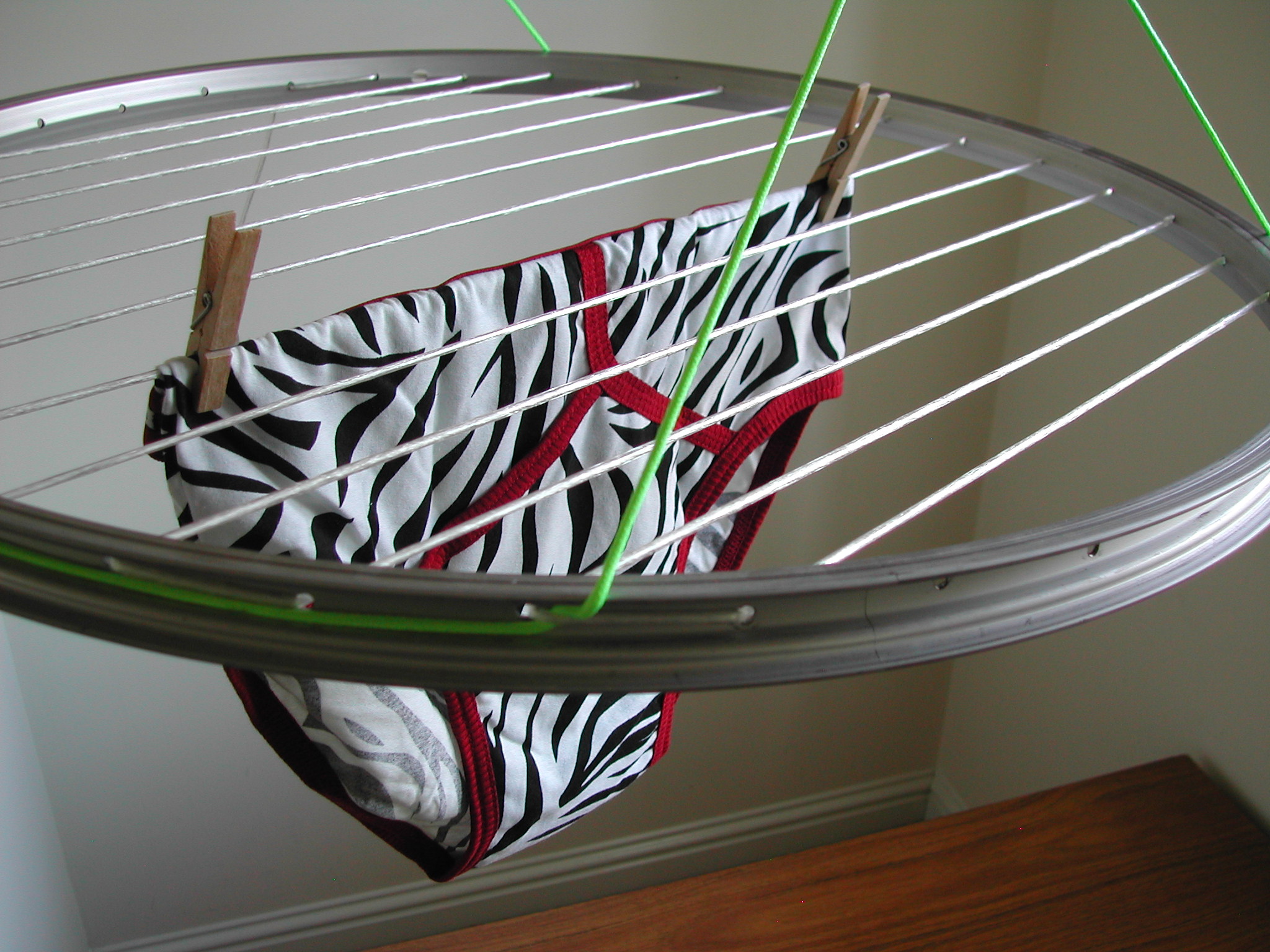Bike Wheel Laundry Airer