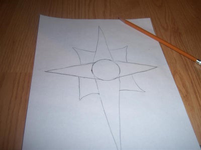 How to Draw a Star Flower