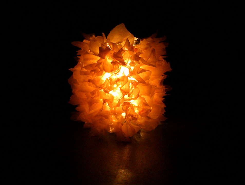 Tissue Paper Lamp