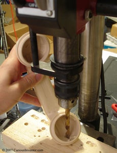 Drill Out Telephone Jack Hole to Make Room for 1/4&quot; Audio Jack.