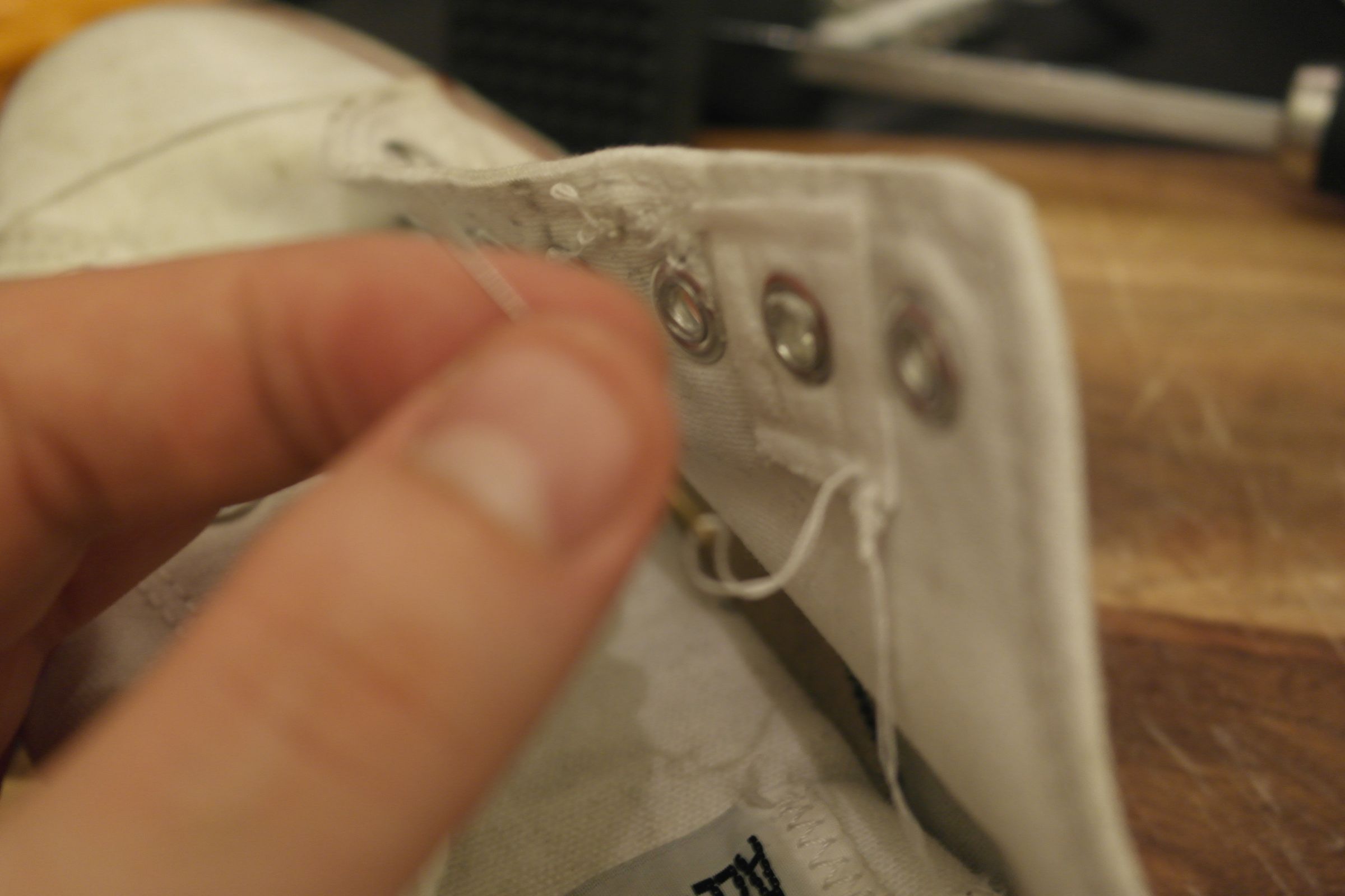 How to Fix Torn Converse and Replace Eyelets 7 Steps (with Pictures