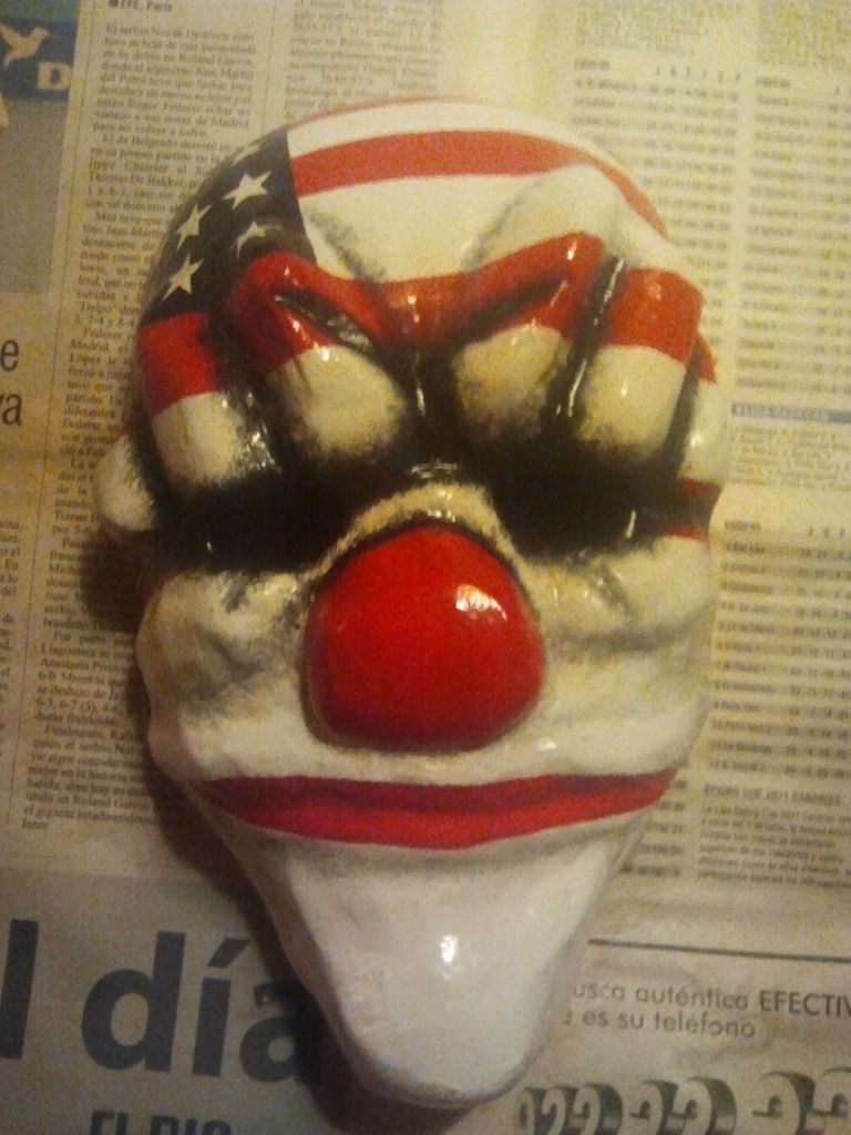 Payday: the Heist Dallas Clown Mask