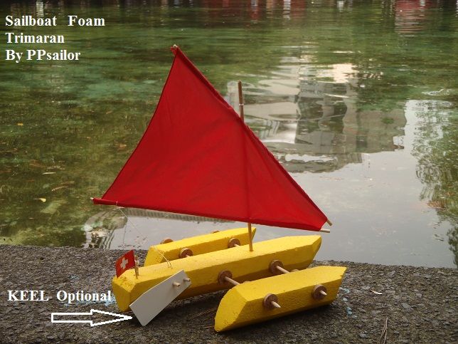 SAILBOAT .- Trimaran Foam