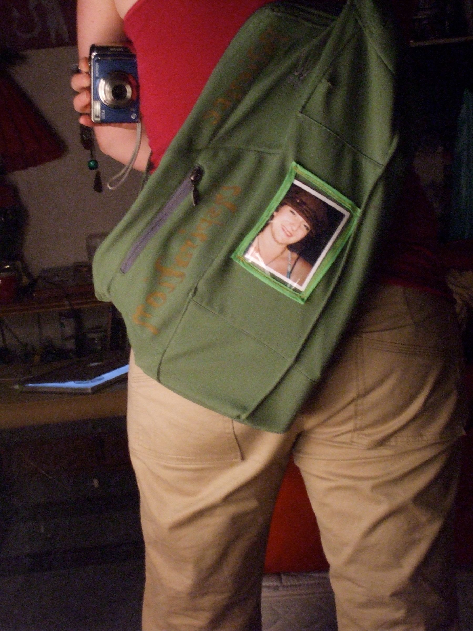 Backpack/Tote With Picture Frame