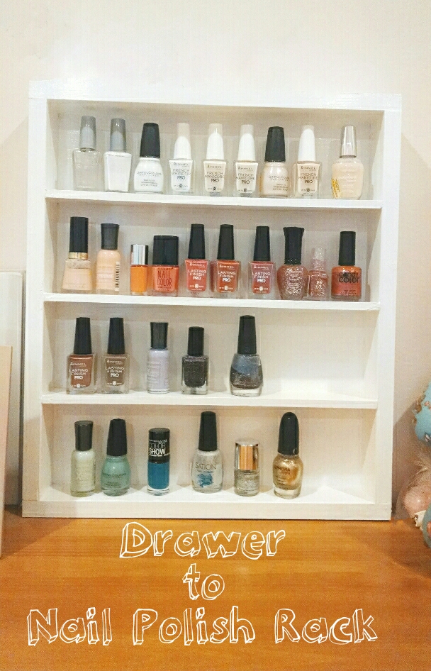 Drawer to Nail Polish Rack