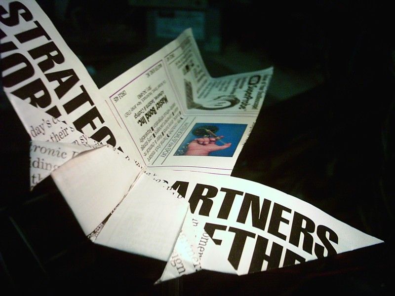 Twin Jet Paper Airplane
