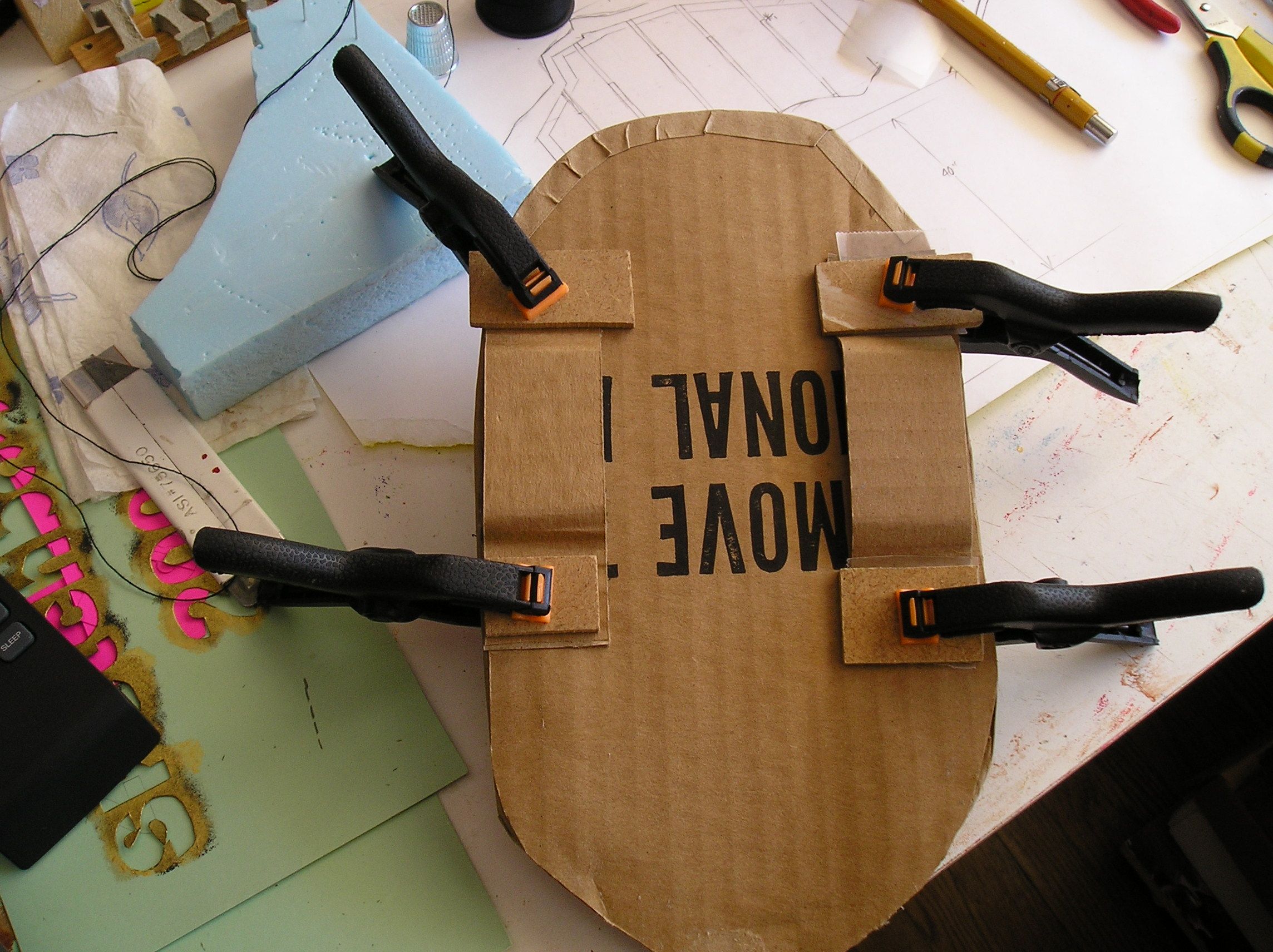 A Belt and Holster Made of Cardboard 10 Steps Instructables