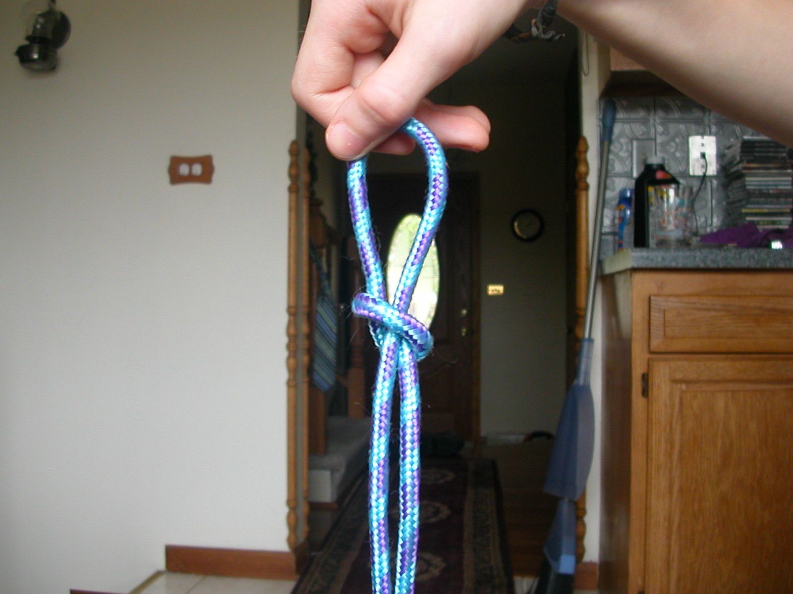 how to tie a slip knot with one hand