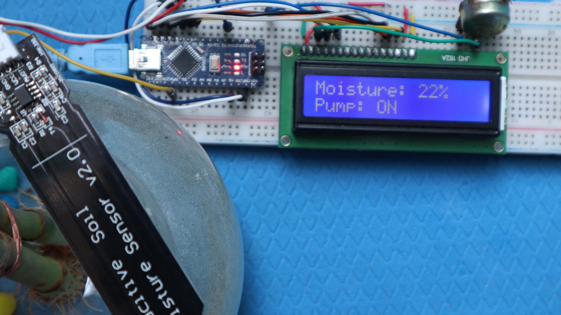 Automatic Plant Watering System Using Soil Moisture Sensor & Arduino ...