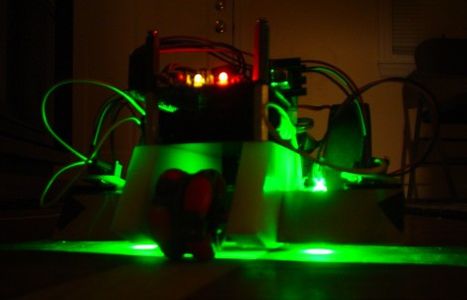 The Glowing Green Robot