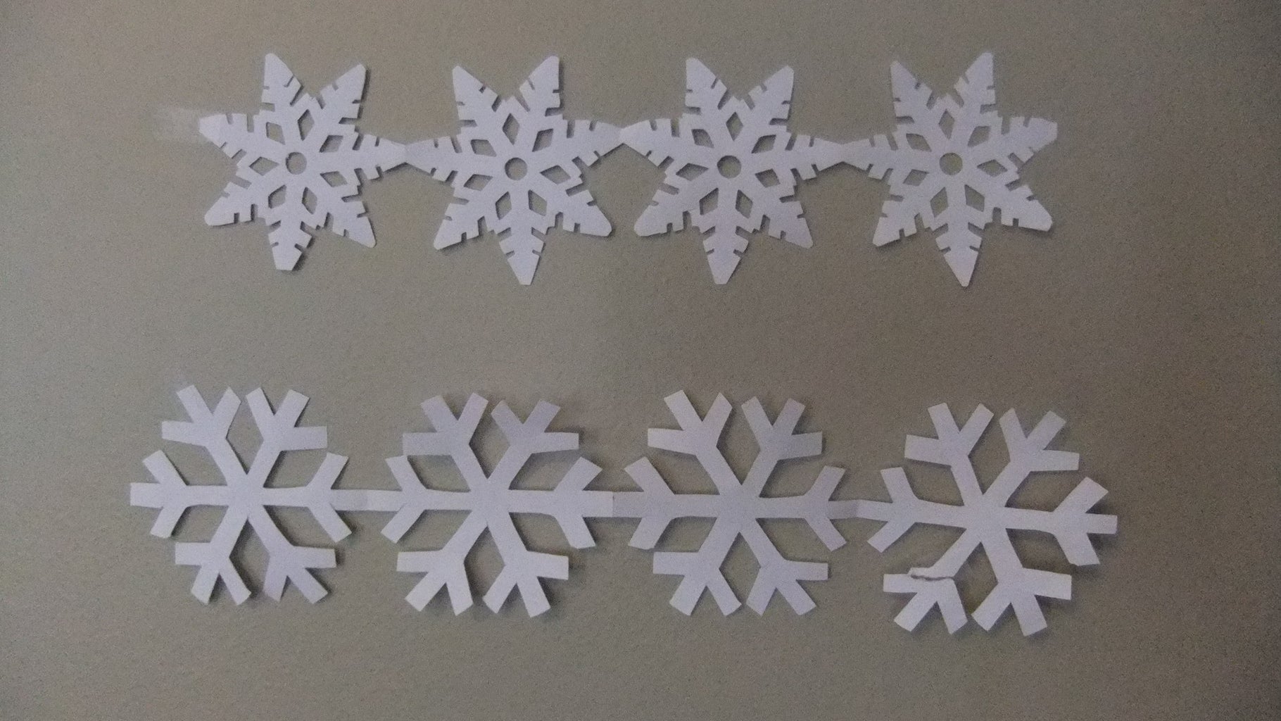 Paper Chain Snowflakes 4 Steps (with Pictures) Instructables