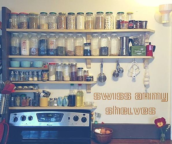 Swiss Army Shelves