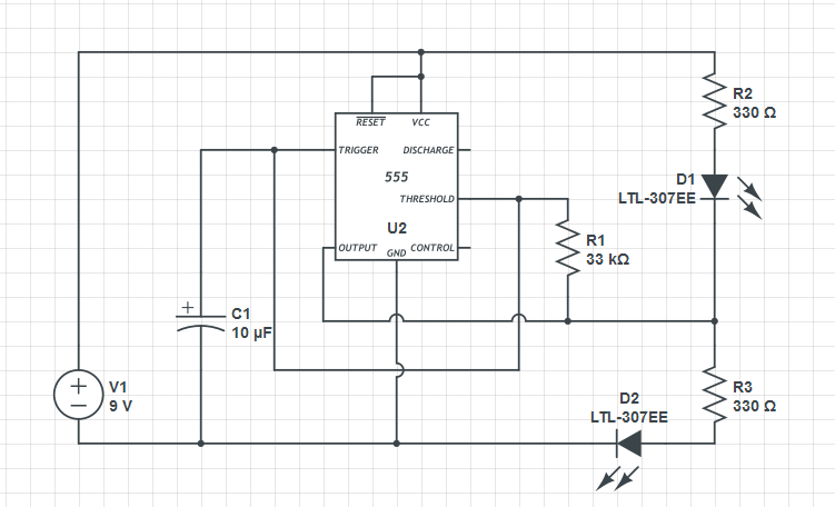 2 Leds Flasher