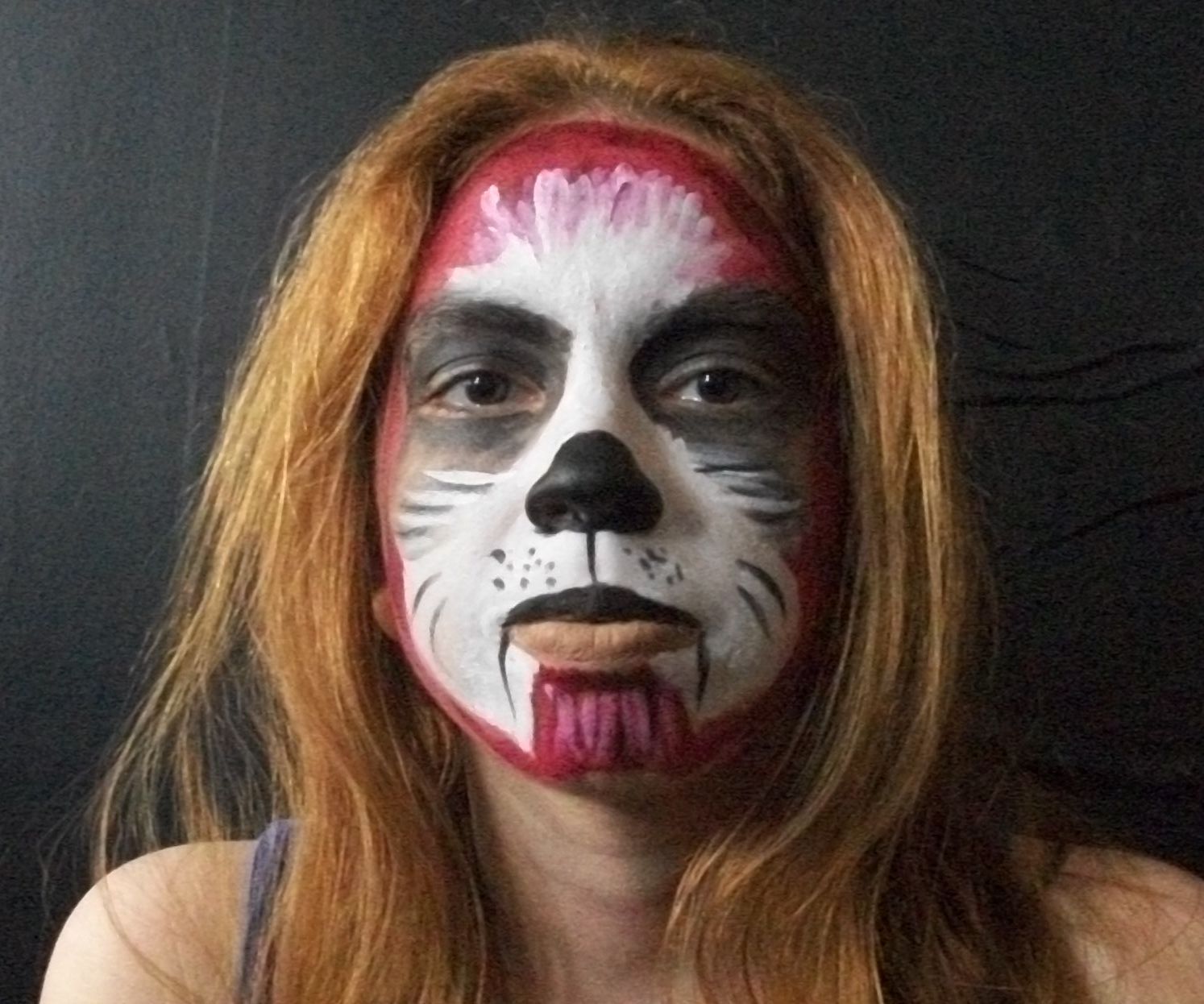 Brown Dog Face Paint