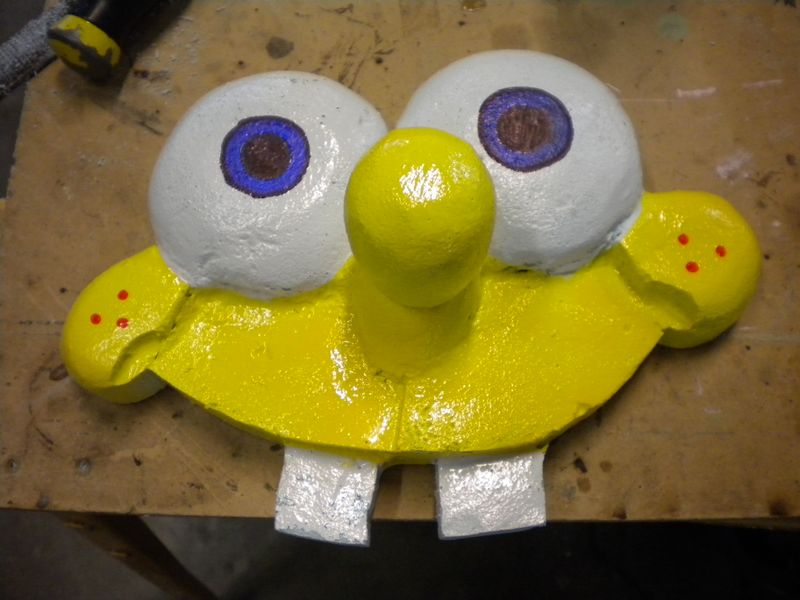 Piñata Bob L'Éponge 3D - Décoration Fête Enfant Avec Rubans