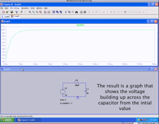 How to Simulate an RC Circuit in LTSpice With an Initial Condition