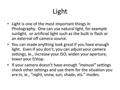 Take Great Pics, Easy Tutorial!