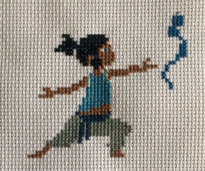 Legend of Korra Cross Stitch: Young Korra