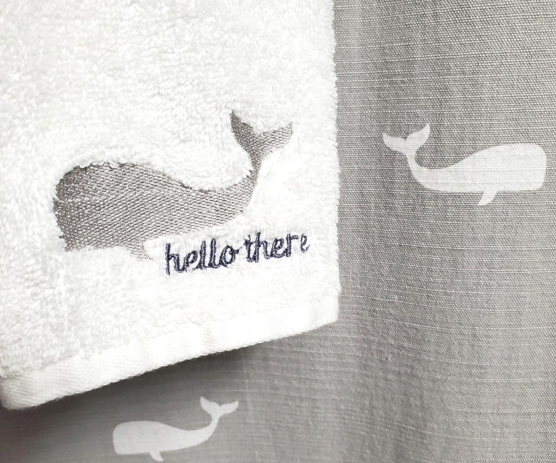 Making an Embroidered Hand Towel to Coordinate With Existing Decor