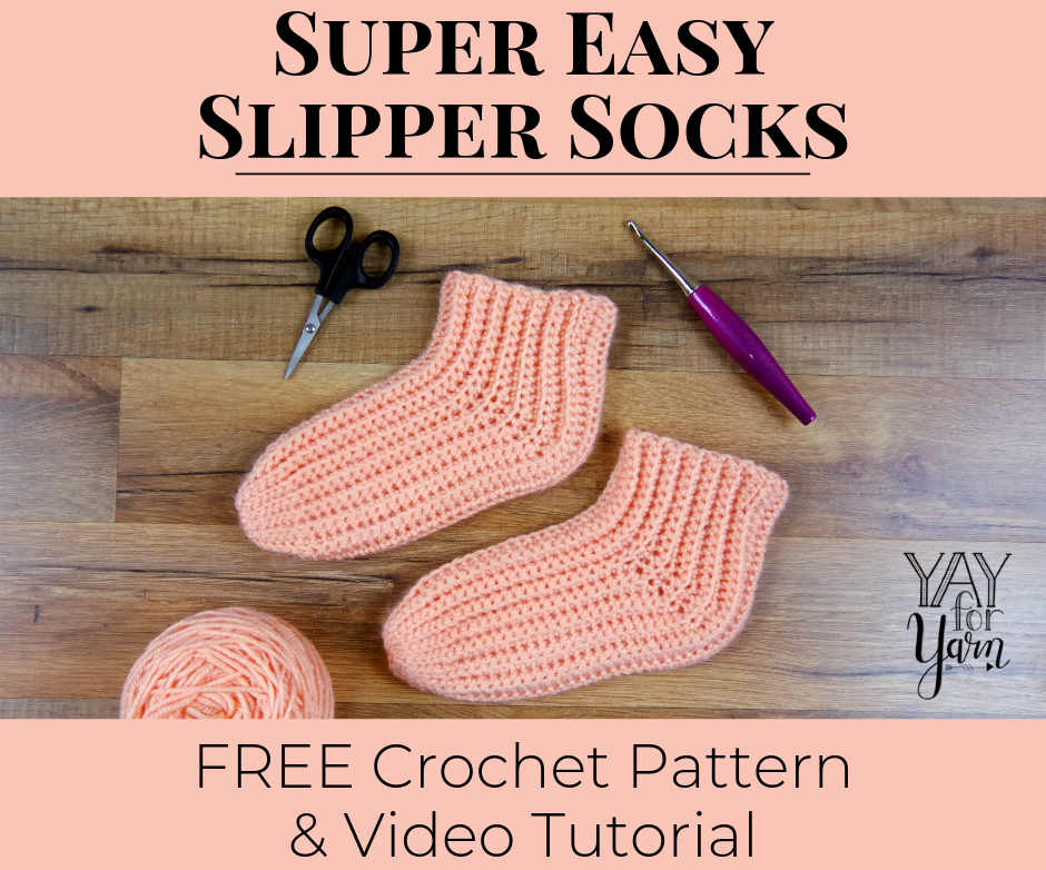Super Easy Slipper Socks