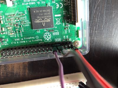 Raspberry GPIO Pins Used