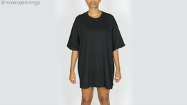 oversized shirt into dress How to Turn A Big Shirt into A Dress for Kids