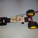 Mousetrap car with fischertechnik