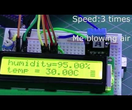 Temperature and Humidity Sensor With Arduino and Lcd Display