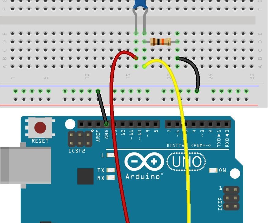 THERMISTOR WITH ARDUINO UNO R3