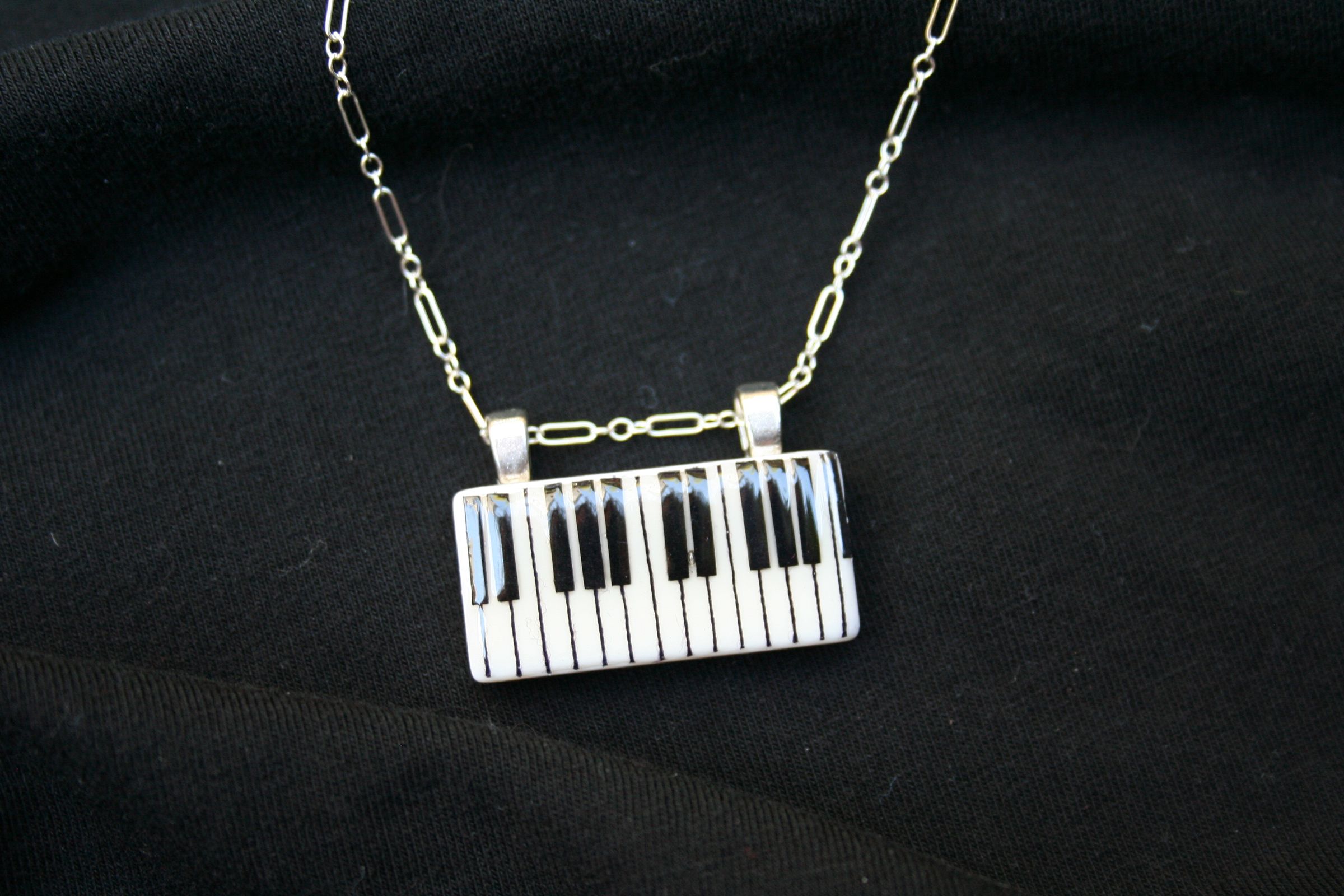 Keyboard Domino Pendant