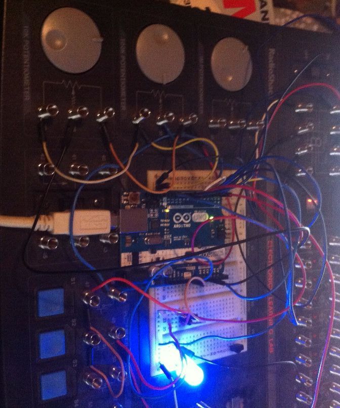 Super simple 10-step arduino sequencer