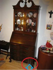 Desk Key Secret Compartment