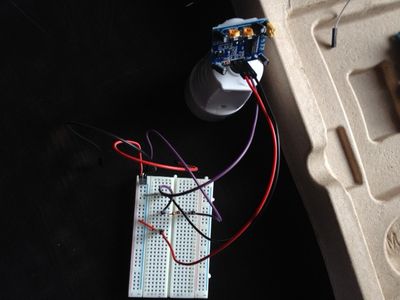 Motion Sensor to Breadboard