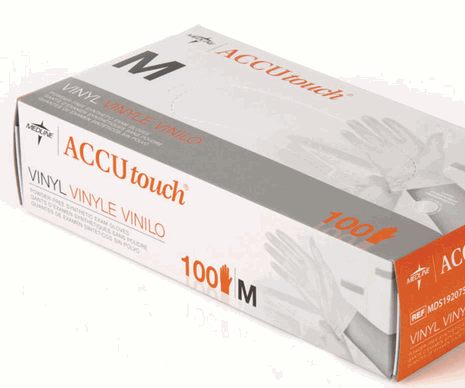 Accutouch Vinyl Powderfree Gloves by Magic Medical