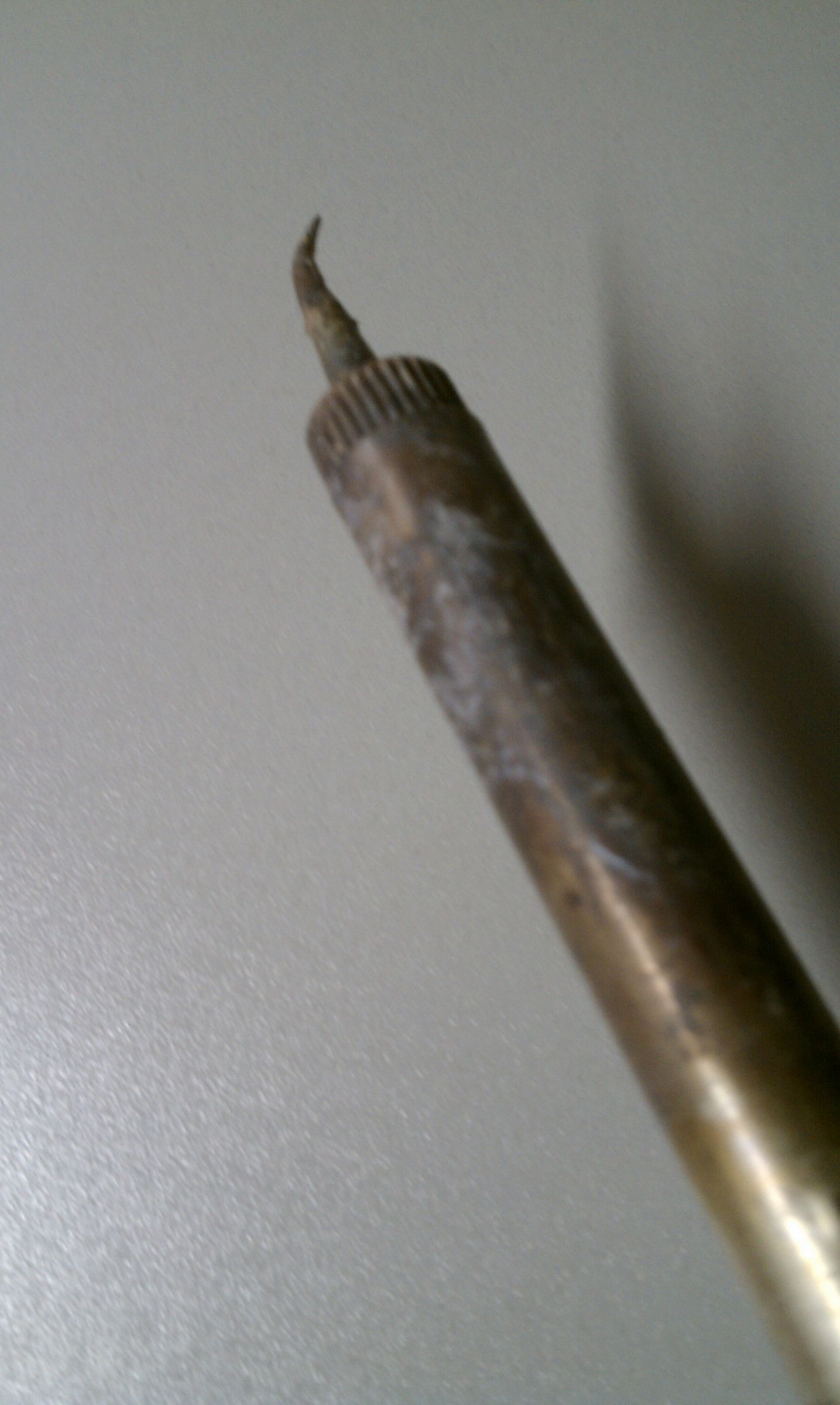 Fixing a Bent Soldering Iron Tip 3 Steps Instructables