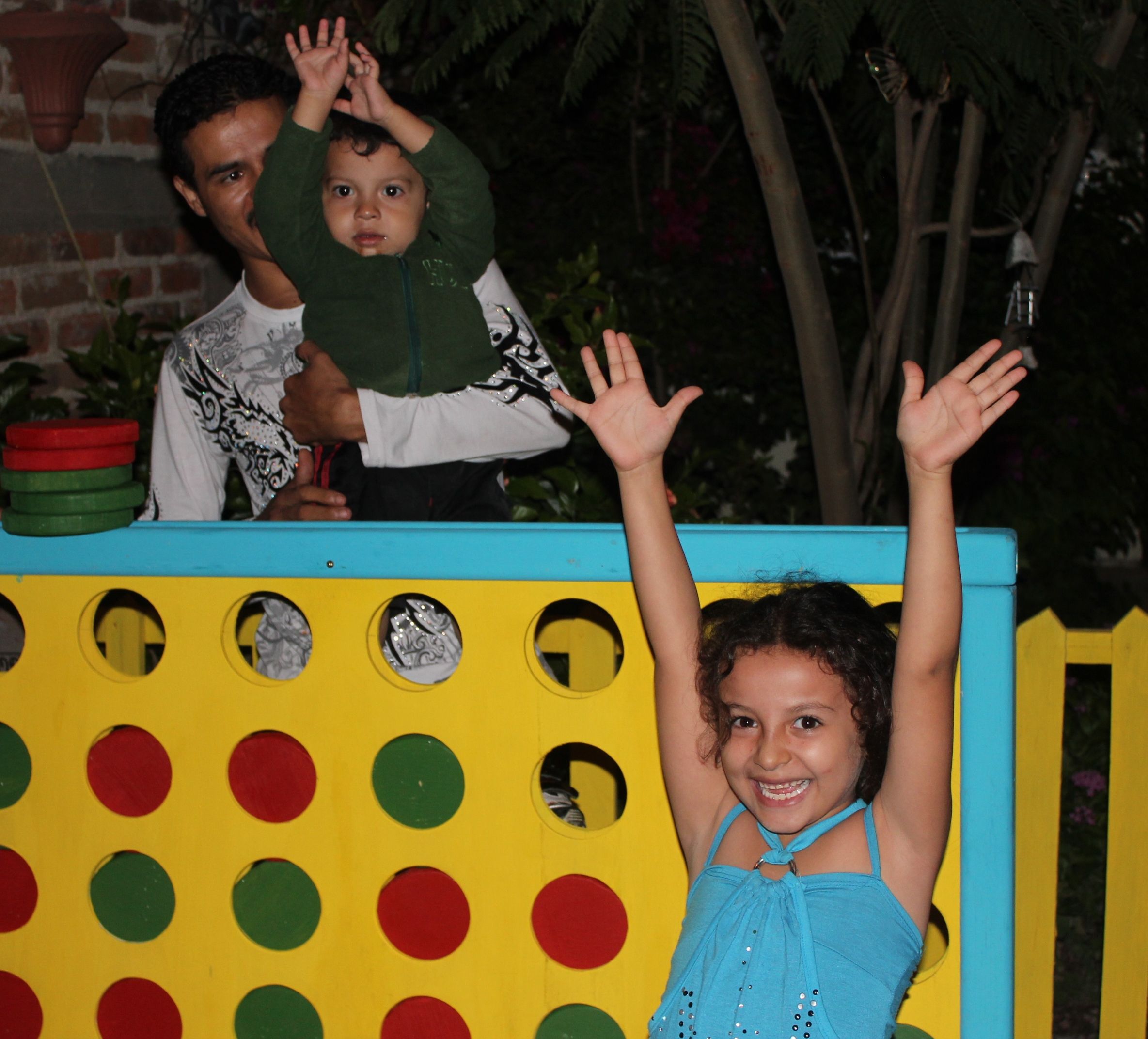 Giant Four Across or Connect Four game