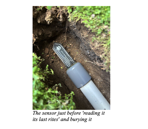 Installing the Soil Moisture Sensor