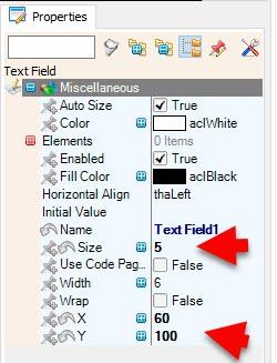 In Visuino Set Components