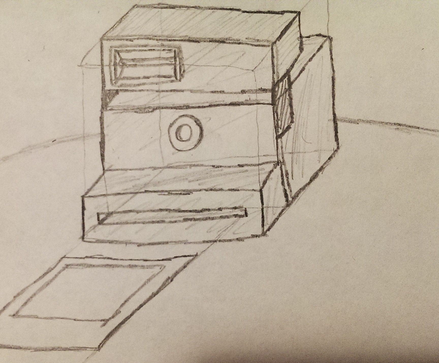 Draw an Instant Camera