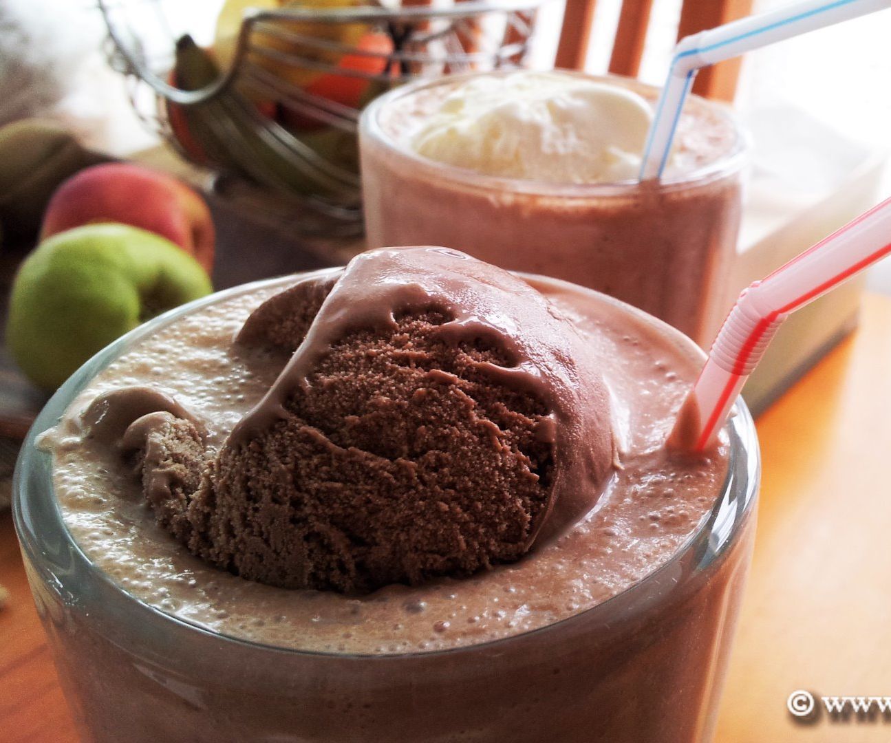 Nutella Pear Shake .. the Chocolate Lover's Ultimate Shake ! 