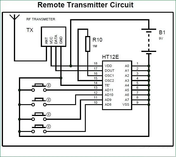 Simple Design of RF Transmitter and Receiver Circuits : 6 Steps ...