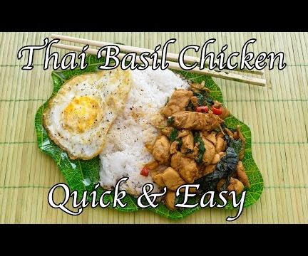 Tasty Quick & Easy Thai Basil Chicken Recipe 
