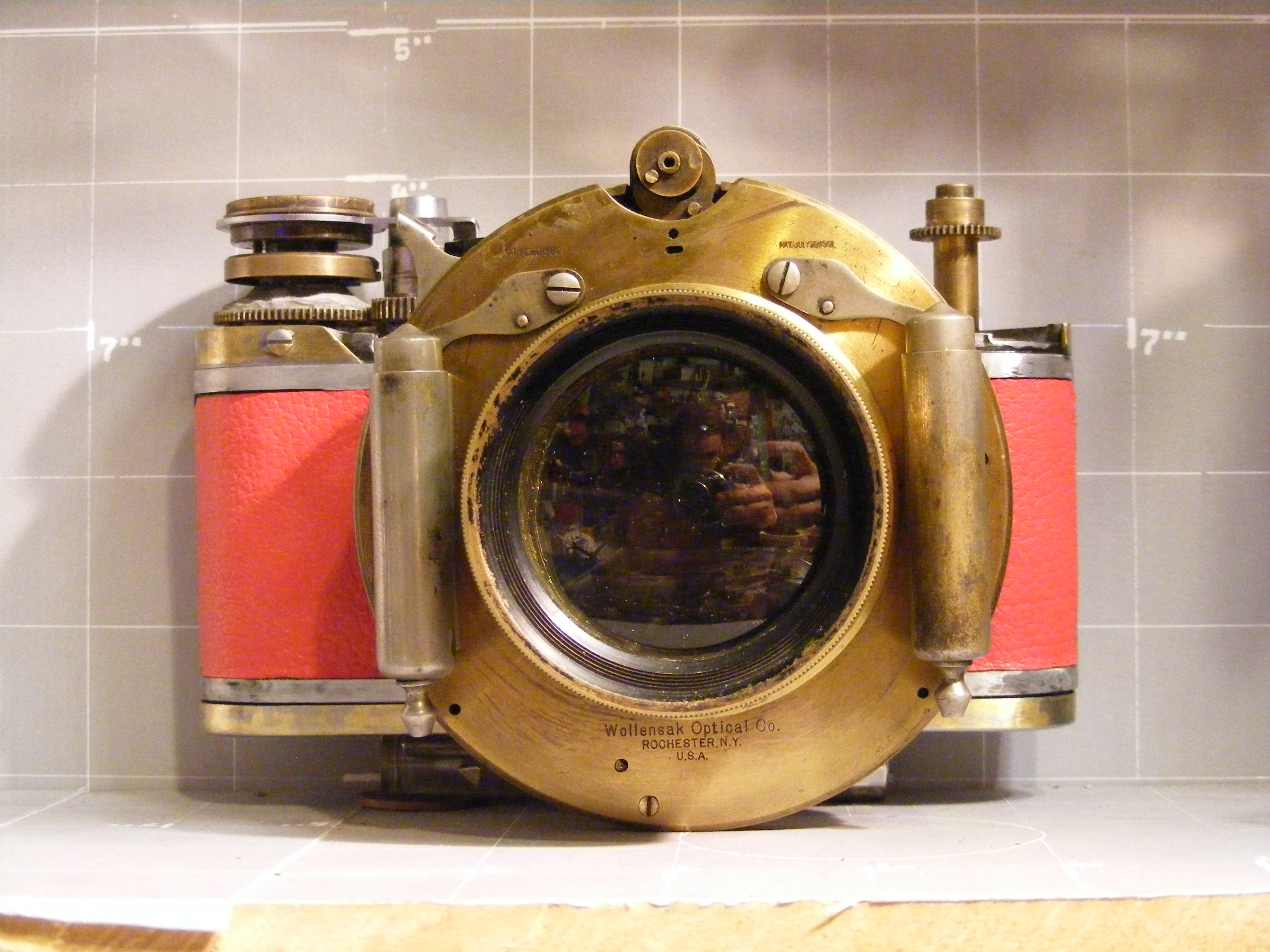 "Soul Capturer" 100 Year Lens to 35mm,haunted Christmas Camera. Special Steampunk Film