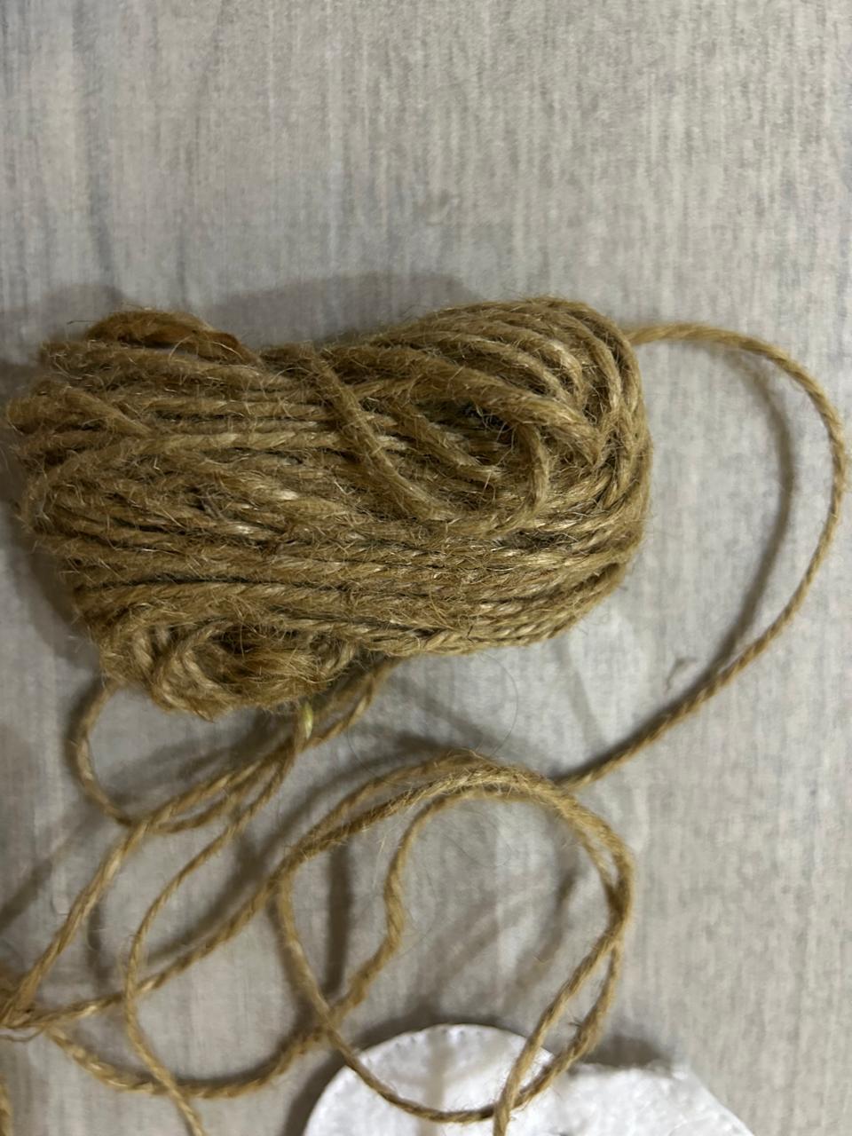 Wrap the Hat With Twine or Rope