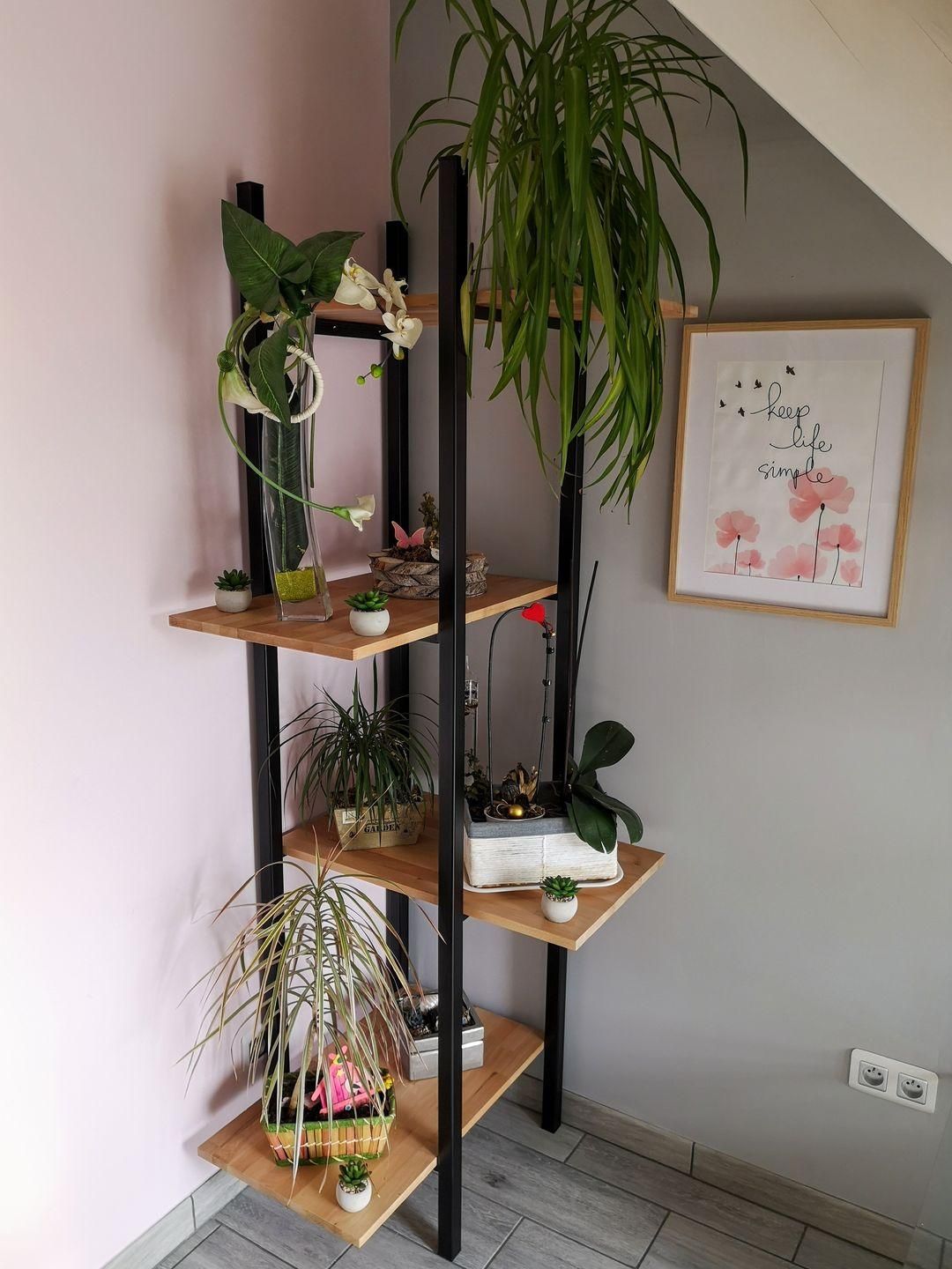 Corner Shelf for Plants in Wood and Metal 10 Steps (with Pictures
